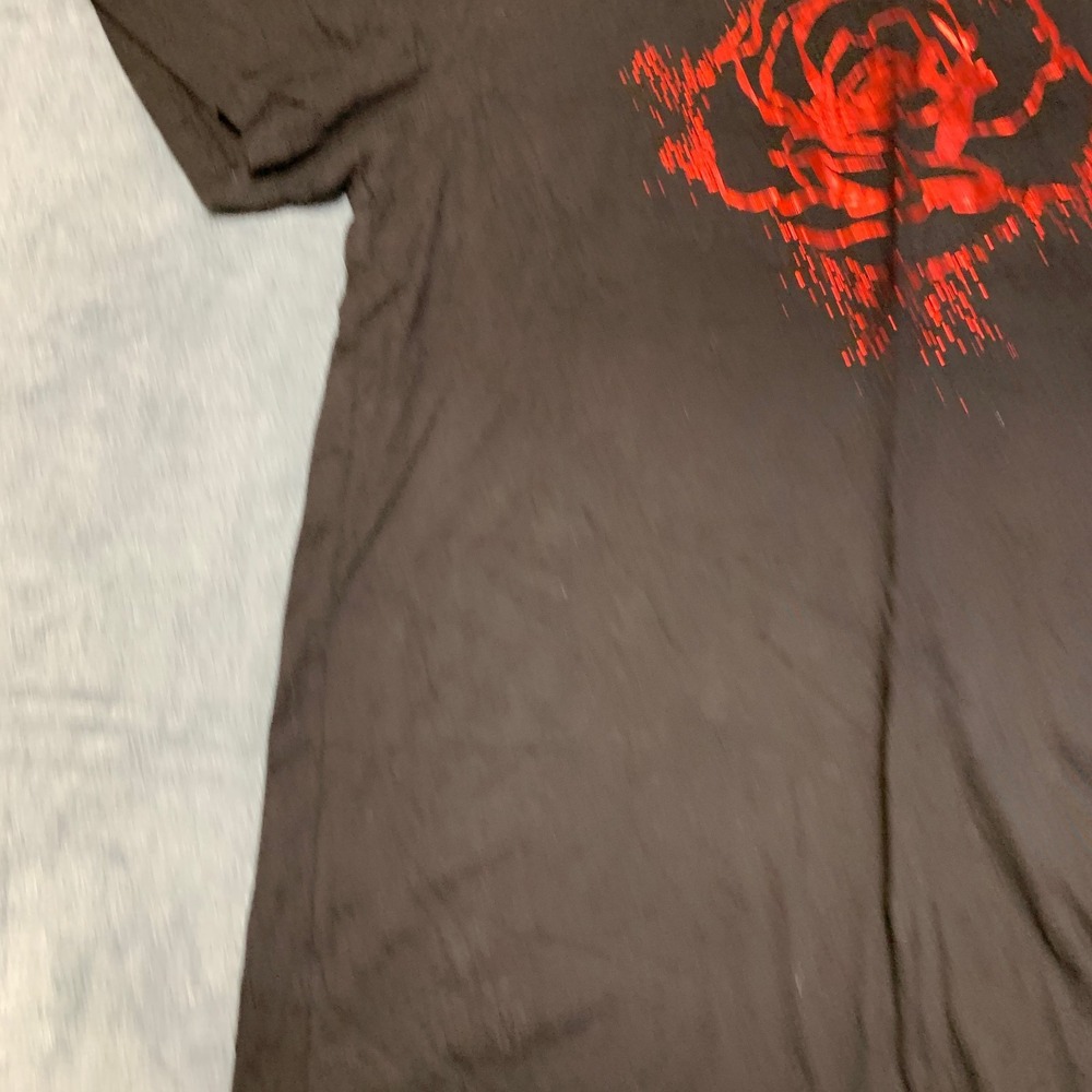 Guess T Shirt Mens Large Black Graphic Print Short Sleeve Crew Neck Pullover Tee - Picture 3 of 16